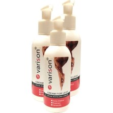 Varicose Vein Defense Cream ,selülit,diz,bacak Bakım Kremi 120 ml 3 Adet
