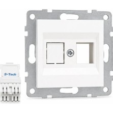 Ovivo Electric Data Prizi Cat6 Internet Prizi Beyaz