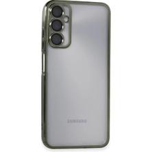 Samsung Galaxy A05S Uyumlu Kılıf Lensli Silikon - Yeşil