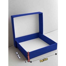 Rass E-Ticaret Karton Kutusu 34*34*5cm 10 Adet Parlament Mavisi Hediyelik Eşya Kutusu