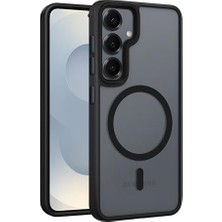 Kazan Hobi Samsung Galaxy S25 Plus Için Mattpro Serisi Magsafe ile Uyumlu Ultra Güçlü Yumuşak Silikon Darbeye Dayanıklı Mat Kılıf