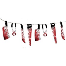 Parti Sürprizi Halloween Kanlı El Aletleri Dekor Süs