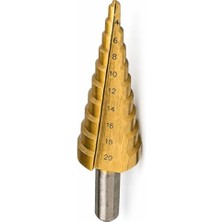 Kazan Hobi Kademeli Matkap Ucu Aparatı 4-20 mm Metal Ahşap Plastik Delme Uyumlu Çok Amaçlı Profosyonel Delici