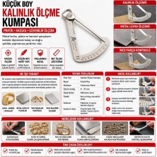 Küçük Boy Kalınlık Ölçme Kumpası