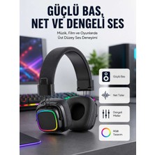 Birsence Yüksek Ses Kaliteli Kablosuz Kulak Üstü Kulaklık – Bt 5.3