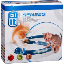 Kazan Hobi Design Senses Oyun Rayı, Play Circuit, Top Dahil, Kediler Için, 1 Adet (1'li Paket)