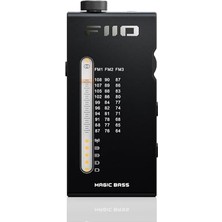 Kazan Hobi RR11 Taşınabilir Stereo Radyo Alıcısı (Siyah)