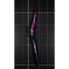 Kazan Hobi Alüminyum 31.8 780 mm Riser Mtb Gidon Bisiklet Gidonu Bukalemun Pembe Çok Renkli