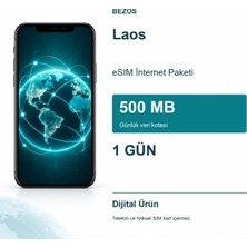 Laos Esım Internet Paketi Günlük 500 MB 1 Gün