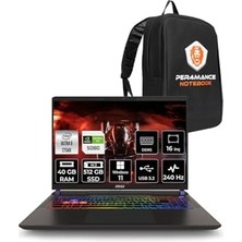 Kazan Hobi Vector 16 Hx Aı Ultra 9 275HX 40GB 512GB SSD RTX5080/16GB 175W 16'' Wqxga W11H Gaming Laptop