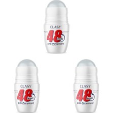 Kazan Hobi Anti-Terleme Roll-On Deodorant - Koyu Koltuk Altı Karşıtı, 48 Saat Koruma, Alpha Arbutin & Hint Yağı, Beyazlatıcı Etki, Ferah Koku, 50 ml (3 Paketi)