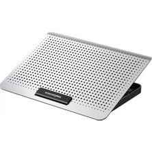 Kazan Hobi Icecoore Alüminyum Laptop Soğutucu Stand – Hız Ayarlı Fanlı, Ergonomik ve Ayarlanabilir Notebook Standı, 12-17 Inç Uyumlu