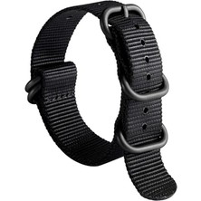 Kazan Hobi Saat Kordonu, Zulu Nato Kayışı Z39NYL1B - 20 mm 22 mm 24 mm Uyumlu Tekstil Kayış - Kadın Erkek Çok Renkli