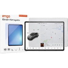 Kazan Hobi Tesla Model Y ile Uyumlu Mat Ekran Koruyucu 16 Inç Multimedya, 9h Esnek Nano Cam, Anti Glare, Yansıma ve Parlama Azaltıcı