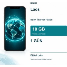Laos Esım Internet Paketi Günlük 10 GB 1 Gün
