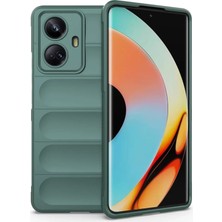 Realme 10 Pro 5g Uyumlu Kılıf Optimum Silikon - Koyu Yeşil