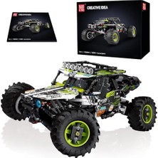 Mould King 18002-S Green Hound 2.016 Parça 1:8 Rc Buggy Arazi Aracı Yapı Blok Seti