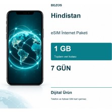 Hindistan Esım Internet Paketi 1 GB 7 Gün