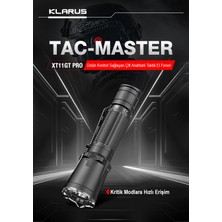 Klarus XT11GT Pro V3 Taktik El Feneri - 3300 Lümen 410 Metre