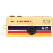Şanal Pikas Joyplus Mini Anahtarlık Dijital Fotoğraf Makinesi Retro Filtreli Mini Video Kamera LK-030 (Sarı)