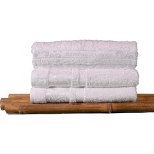 Happy Trend Bambu HAVLU,%100 Organik, Bambu, Havlu Seti, 50X90 cm - 6'lı Paket, Premium, Ultra Yumuşak, Dekoratif
