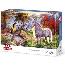 Şanal Art Puzzle Saklı Atlar 1000 Parça Puzzle