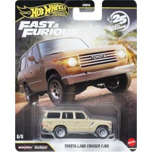Şanal Hot Wheels Premium Series 25.yıl Özel Fast & Furious Toyota Land Cruıser FJ60 HNW46 - JHW76