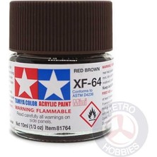 Şanal Xf-64 Red Brown Mat Akrilik Boya (10 Ml)