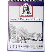 Şanal MN13-3 Eskiz Defteri A3, 50 Yaprak, Telli, 120 G