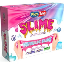 Şanal Playtoys Dıy Slime Hazırlama Seti, Metalik Parlak Slime Kiti, Stem Destekli Duyusal ve Yaratıcı Oyuncak, 3+ Yaş Çocuklar Için