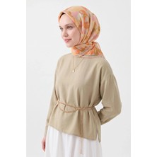 Silk Home Soft Eşarp Painterly Floral Açık Sarı