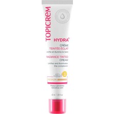 Topicrem Hydra+ Tinted Radiance Cream Spf 50+ 40 ml - Medium