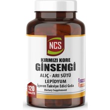 Ncs Kırmızı Kore Ginsengi Alıç-Arı Sütü & Lepidyum 120 Tablet