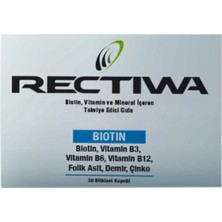 Rectiwa Biotin 30 Kapsül