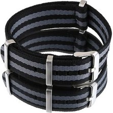 Kazan Hobi Nato Saat Kordonu - Paraşüt Kumaş Kayışı - N39XWDS - 20 mm 22 mm Uyumlu Örme Kayış - Kadın Erkek Için - Çok Renkli Tekstil Kordon