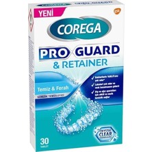 Corega Pro Guard Ortodontik Temiz Ferah 30 Tablet