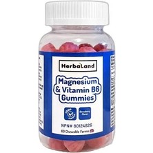 Herbaland Gummies Magnezyum ve Vitamin B6 60 Tablet