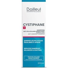Bailleul Dermatoloji Cystiphane Normalizing Anti-Dandruff Shampoo S 200 ml