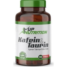Up Nutrition Caffeine Plus Kafein Taurine 90 Tablet 90 Servis Güç ve Performans