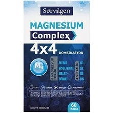 Sorvagen 4x4 Magnezyum Complex 60 Tablet