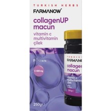 Farmanow Collagenup Vitamin C Multivitamin Çilek Bitkisel Macun 250 gr