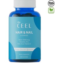 Vita Ceel Hair And Nail Gummies 60 Gummies