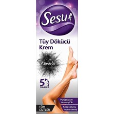 Sesu Tüy Dökücü Krem Tüm Ciltler 100 ml - Kömürlü