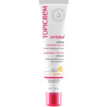 Topicrem Hydra Tinted Radiance Cream Spf 50 40 ml