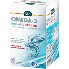Nbl Omega 3 Fish And Krill Oil 50 Kapsül