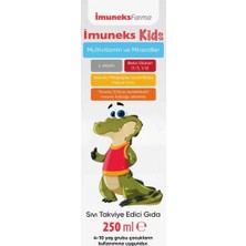 Imuneks Farma Imuneks Kids Multivitamin ve Mineraller Takviyesi 250 ml