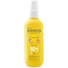 Shiniq Uv Defense Baby Kids SPF50 200 ml