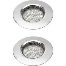 Mithra Life 2 Adet Küçük Boy Paslanmaz Çelik Lavabo Süzgeci 7,5 cm MIT1372