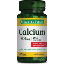Nature's Bounty Natures Bounty Calcium 600 With Vitamin D3 60 Tablet
