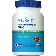 Velavit Turna Yemişi ve C Vitamini Içeren Takviye Edici Gıda 30 Kapsül